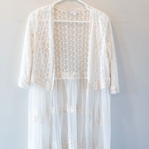 Xhilaration Lace Cardigan